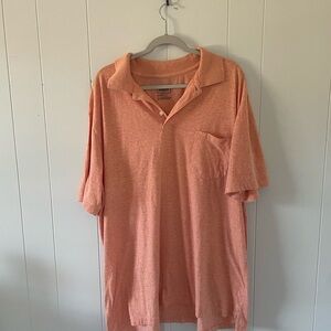 The Foundry Supply Co. Peach Polo Shirt